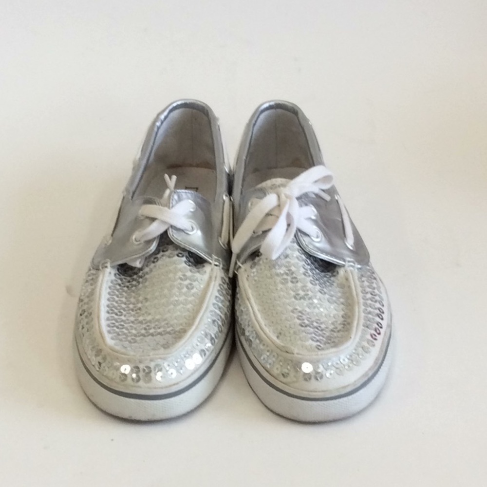Dexter Silver Metallic Flats